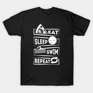 Eat Sleep Swim Repeat T-Shirt